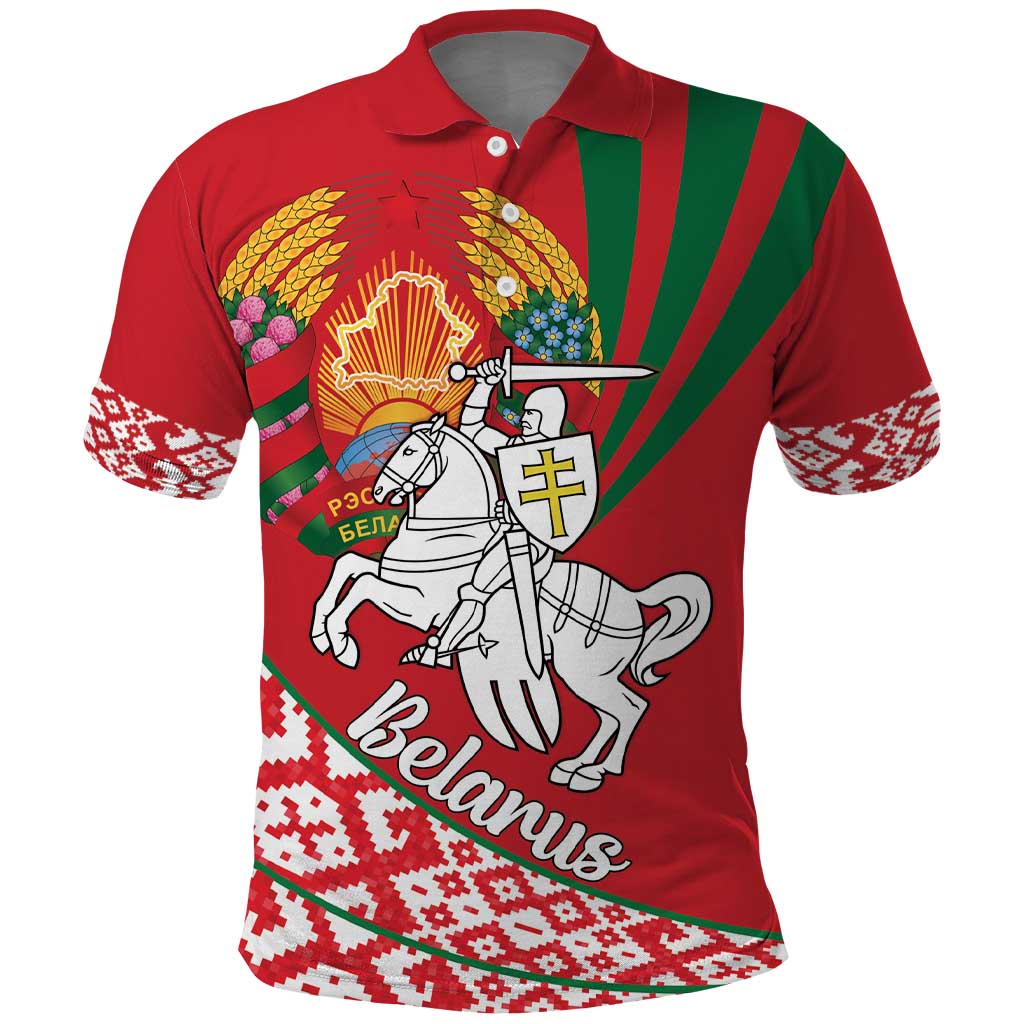 Belarus Pahonia Polo Shirt Belarusian Patterns