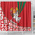 Belarus Pahonia Shower Curtain Belarusian Patterns