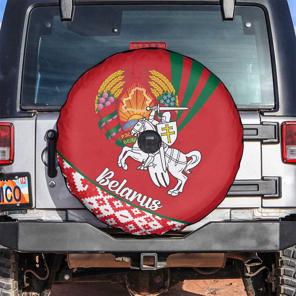 Belarus Pahonia Spare Tire Cover Belarusian Patterns