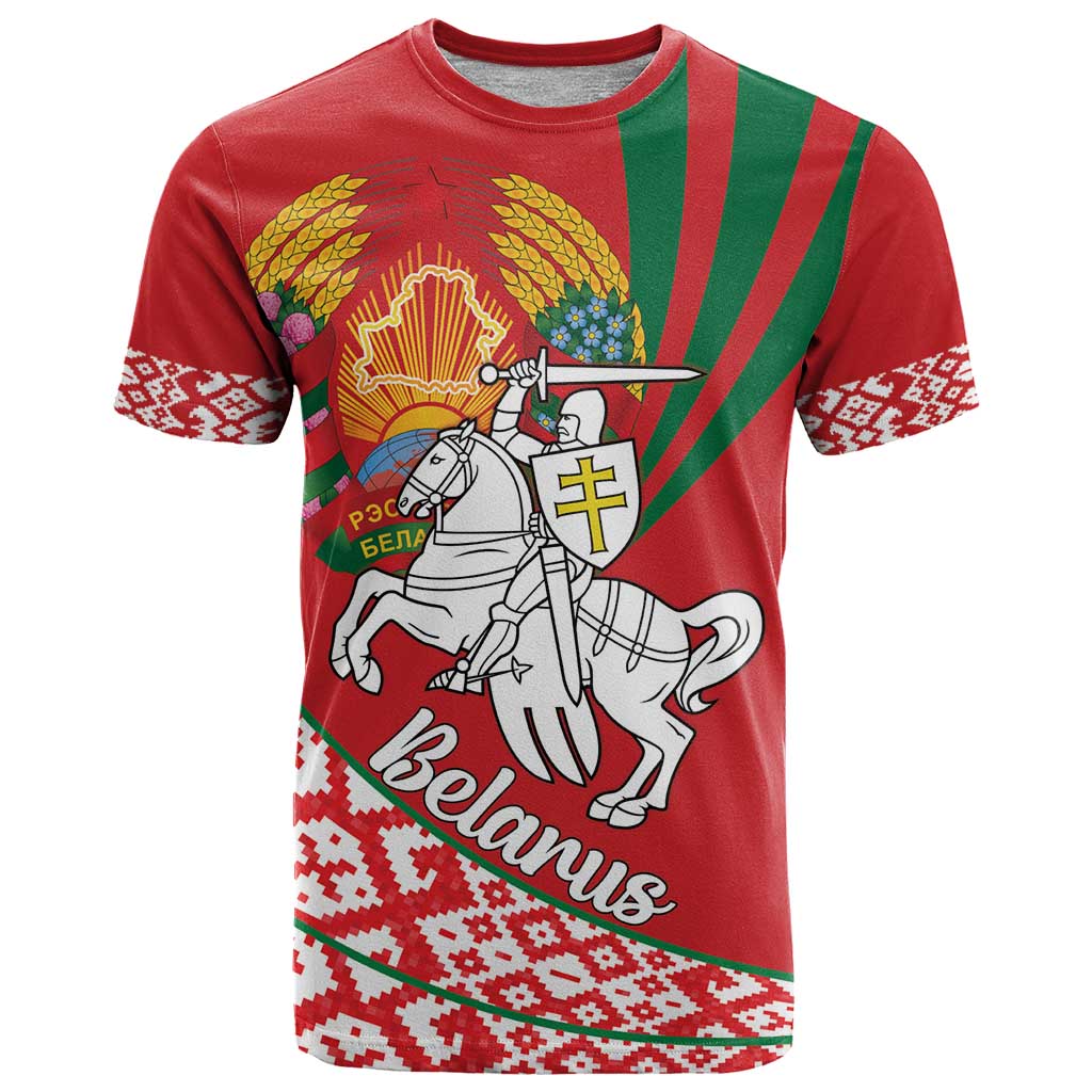 Belarus Pahonia T Shirt Belarusian Patterns