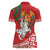 Belarus Pahonia Women Polo Shirt Belarusian Patterns