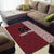 Custom Belarus Football Area Rug The White Wings Red Version