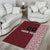 Custom Belarus Football Area Rug The White Wings Red Version