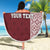 Custom Belarus Football Beach Blanket The White Wings Red Version