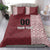 Custom Belarus Football Bedding Set The White Wings Red Version