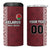 Custom Belarus Football 4 in 1 Can Cooler Tumbler The White Wings Red Version