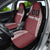 Custom Belarus Football Car Seat Cover The White Wings Red Version