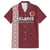 Custom Belarus Football Family Matching Puletasi and Hawaiian Shirt The White Wings Red Version