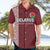 Custom Belarus Football Hawaiian Shirt The White Wings Red Version