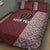 Custom Belarus Football Quilt Bed Set The White Wings Red Version