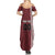 Custom Belarus Football Summer Maxi Dress The White Wings Red Version