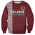 Custom Belarus Football Sweatshirt The White Wings Red Version