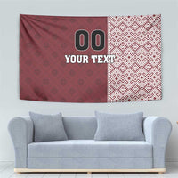 Custom Belarus Football Tapestry The White Wings Red Version