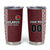 Custom Belarus Football Tumbler Cup The White Wings Red Version