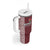 Custom Belarus Football Tumbler With Handle The White Wings Red Version