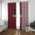 Custom Belarus Football Window Curtain The White Wings Red Version