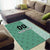 Custom Belarus Football Area Rug The White Wings Green Version