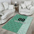 Custom Belarus Football Area Rug The White Wings Green Version