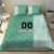 Custom Belarus Football Bedding Set The White Wings Green Version