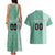 Custom Belarus Football Couples Matching Tank Maxi Dress and Hawaiian Shirt The White Wings Green Version