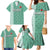 Custom Belarus Football Family Matching Mermaid Dress and Hawaiian Shirt The White Wings Green Version