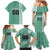 Custom Belarus Football Family Matching Mermaid Dress and Hawaiian Shirt The White Wings Green Version