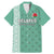 Custom Belarus Football Family Matching Mermaid Dress and Hawaiian Shirt The White Wings Green Version