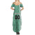 Custom Belarus Football Family Matching Summer Maxi Dress and Hawaiian Shirt The White Wings Green Version