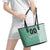 Custom Belarus Football Leather Tote Bag The White Wings Green Version