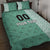 Custom Belarus Football Quilt Bed Set The White Wings Green Version