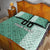 Custom Belarus Football Quilt Bed Set The White Wings Green Version