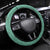 Belarus Football Steering Wheel Cover The White Wings Green Version