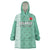 Custom Belarus Football Wearable Blanket Hoodie The White Wings Green Version