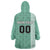 Custom Belarus Football Wearable Blanket Hoodie The White Wings Green Version