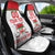 Custom Belarus Ice Hockey Car Seat Cover 2025 Go Bisons White Version