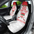 Custom Belarus Ice Hockey Car Seat Cover 2025 Go Bisons White Version