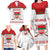 Custom Belarus Ice Hockey Family Matching Long Sleeve Bodycon Dress and Hawaiian Shirt 2025 Go Bisons White Version