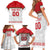 Custom Belarus Ice Hockey Family Matching Short Sleeve Bodycon Dress and Hawaiian Shirt 2025 Go Bisons White Version