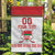 Custom Belarus Ice Hockey Garden Flag 2025 Go Bisons White Version