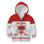 Custom Belarus Ice Hockey Kid Hoodie 2025 Go Bisons White Version