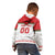 Custom Belarus Ice Hockey Kid Hoodie 2025 Go Bisons White Version