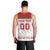 Custom Belarus Ice Hockey Men Tank Top 2025 Go Bisons White Version