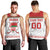 Custom Belarus Ice Hockey Men Tank Top 2025 Go Bisons White Version