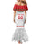 Custom Belarus Ice Hockey Mermaid Dress 2025 Go Bisons White Version