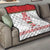 Custom Belarus Ice Hockey Quilt 2025 Go Bisons White Version