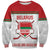 Custom Belarus Ice Hockey Sweatshirt 2025 Go Bisons White Version