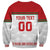 Custom Belarus Ice Hockey Sweatshirt 2025 Go Bisons White Version