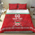 Custom Belarus Ice Hockey Bedding Set 2025 Go Bisons Red Version