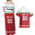 Custom Belarus Ice Hockey Couples Matching Off Shoulder Maxi Dress and Hawaiian Shirt 2025 Go Bisons Red Version