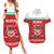 Custom Belarus Ice Hockey Couples Matching Summer Maxi Dress and Hawaiian Shirt 2025 Go Bisons Red Version